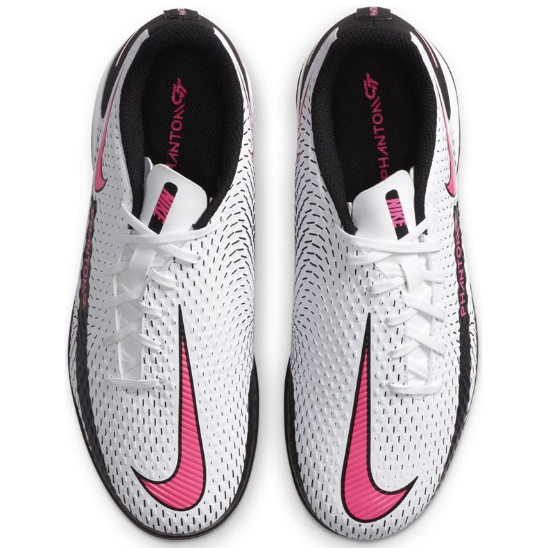Nike Phantom Gt Academy Ic Junior CK8480 160 futballcipő fehér fehér 1