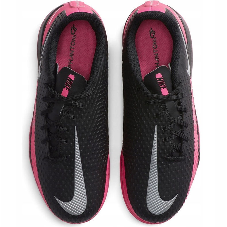 Nike Phantom Gt Academy Ic Junior CK8480 006 futballcipő fekete fekete 1