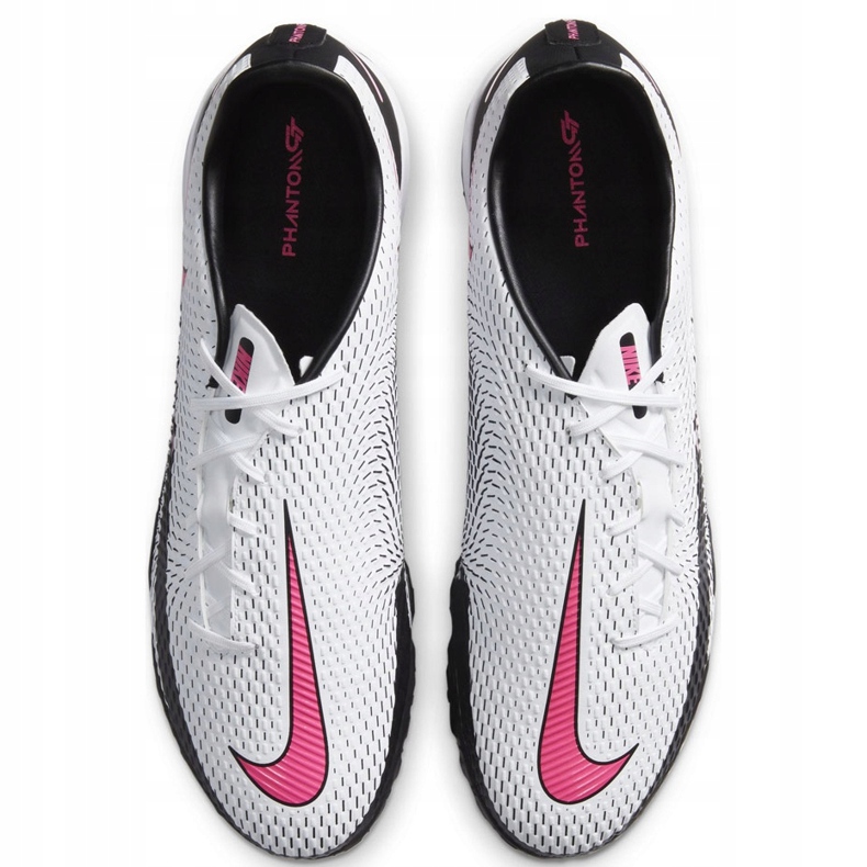 Nike Phantom Gt Academy Tf CK8470 160 futballcipő fehér fehér 1