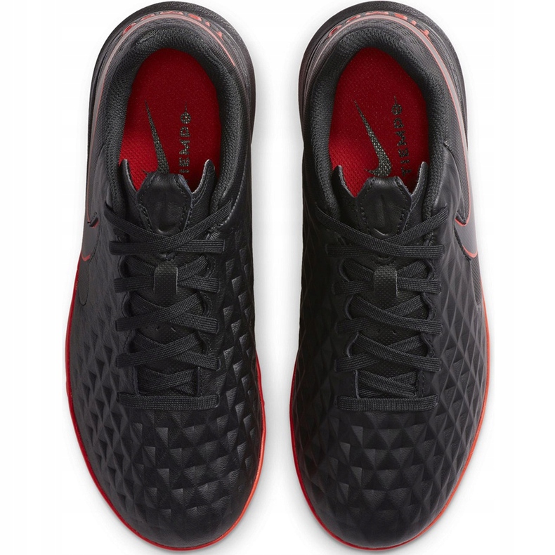 Nike Tiempo Legend 8 Academy Tf Junior AT5736 060 futballcipő fekete fekete 1