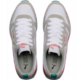Női cipő Puma R78 fehér-bézs-rózsaszín-türkiz 373117 12 sokszínű 1
