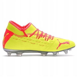 Puma Future 5.2 Netfit Osg Evo Fg Ag 106007 01 futballcipő sárga piros 1