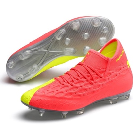 Puma Future 5.2 Netfit Osg Evo Fg Ag 106007 01 futballcipő sárga piros 2