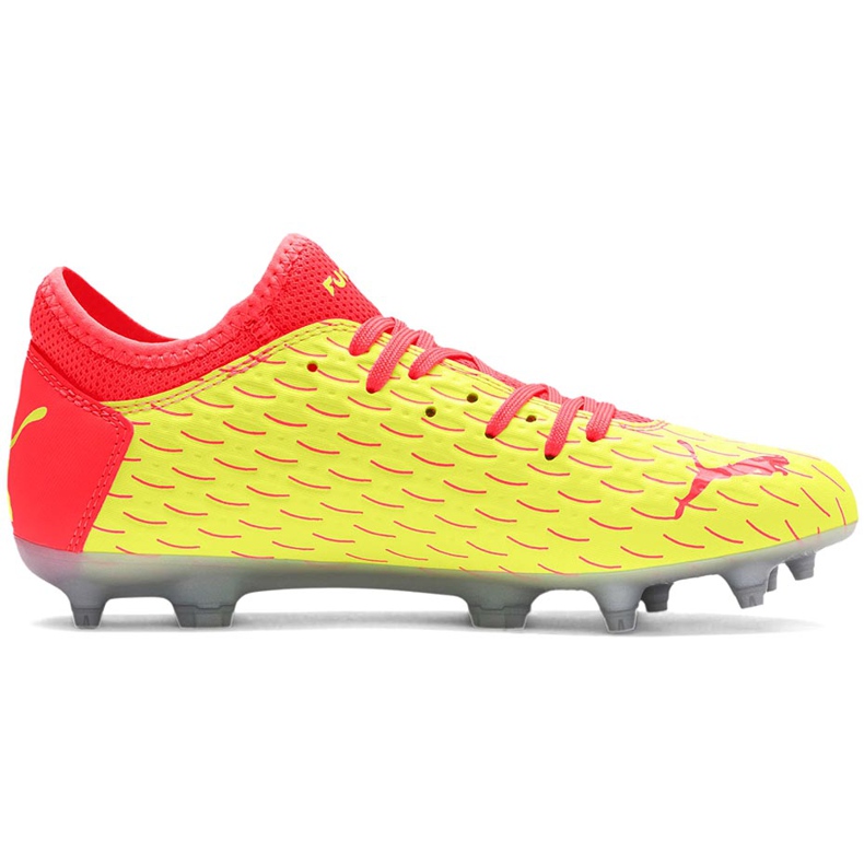 Puma Future 5.4 Osg Fg Ag 105949 01 futballcipő gyerekeknek piros sárga 1
