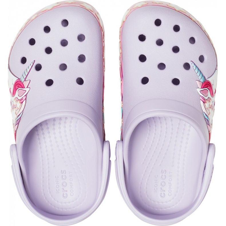 Crocs gyerekeknek FunLab Unicorn Band Cg K lila 206270 530 ibolya 1
