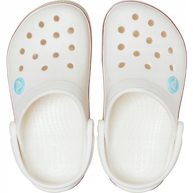 Crocs gyerekeknek Crocband Rainbow Glitter Clg K fehér 206151 100 1