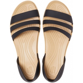 Crocs női szandál Tulum Open Flat W fekete 206 109 00W 1