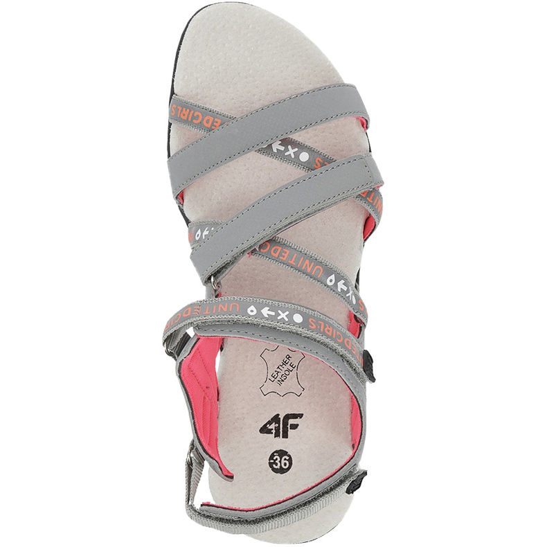 Lány szandál 4F többszínű HJL20 JSAD001 90S narancssárga rózsaszín szürke 1 Lány szandál 4F többszínű HJL20 JSAD001 90S narancssárga rózsaszín szürke 1