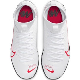 Nike Mercurial Superfly 7 Academy Tf Jr AT8143 160 futballcipő sokszínű fehér 1