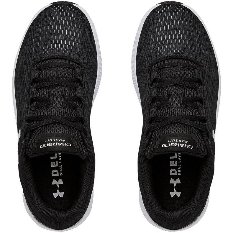 Under Armour Ua W Charged Pursuit 2 női cipő fekete -fehér 3022604 001 1