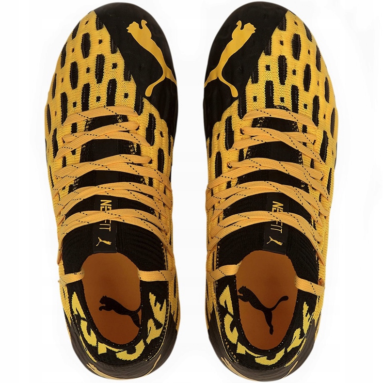 Puma Future 5.1 Netfit Fg Ag Junior 105805 02 futballcipő sárga 1