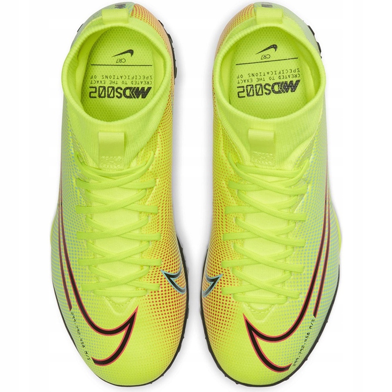 Nike Mercurial Superfly 7 Academy Mds Tf BQ5435 703 futballcipő kék, akvamarin zöld 1