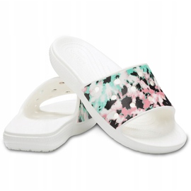 Crocs Női Classic Crocs Tie Dye Mania Slide 206481 928 fehér sokszínű 1