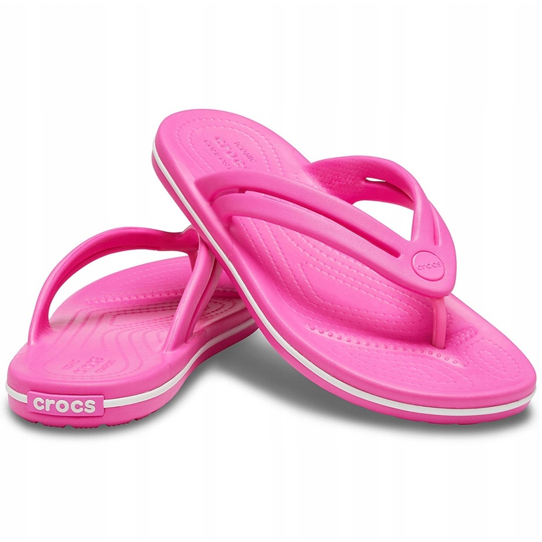 Crocs női papucs Crocband Flip W pink 206100 6QQ rózsaszín 1