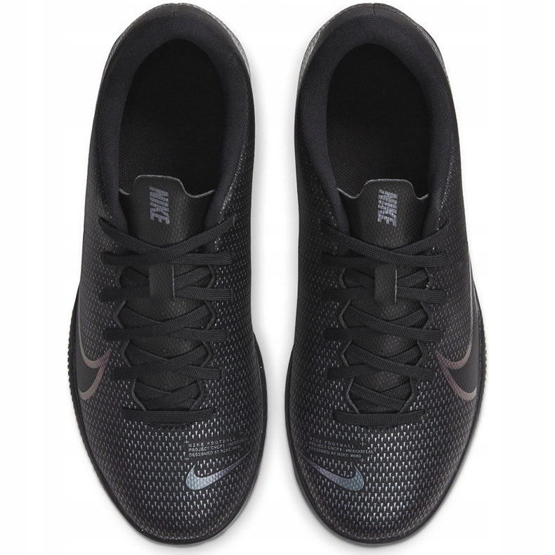 Nike Mercurial Vapor 13 Club Ic Junior AT8169 010 futballcipő fekete fekete 1