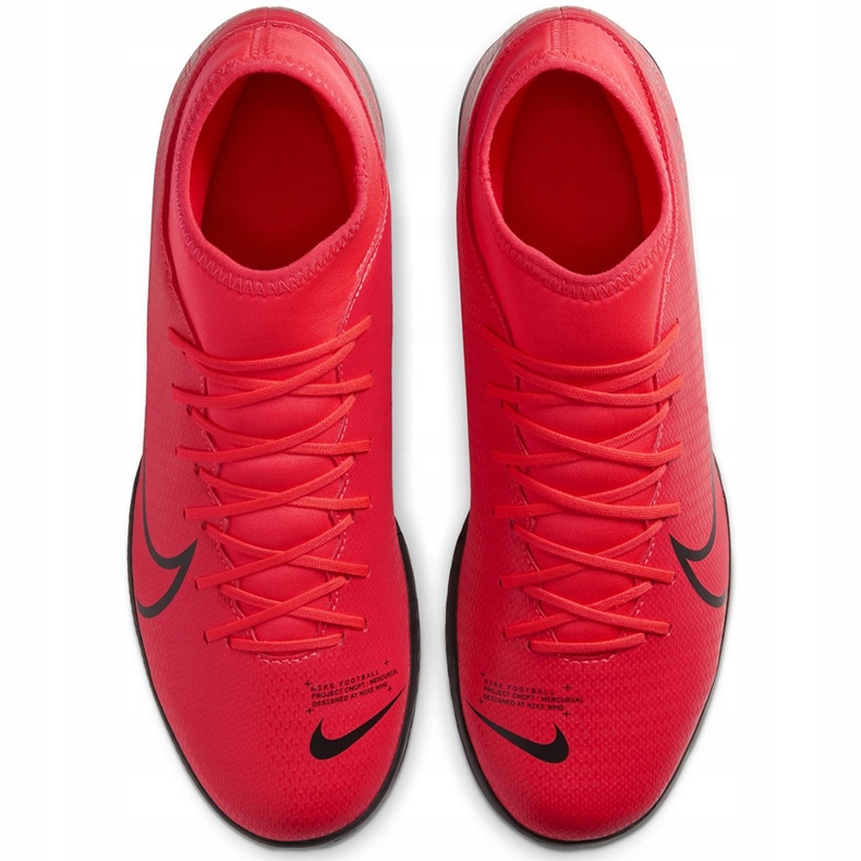 Nike Mercurial Superfly 7 Club Ic AT7979 606 futballcipő fekete piros 1