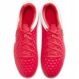 Nike Tiempo Legend 8 Club FG / MG AT6107 606 futballcipő piros piros 1