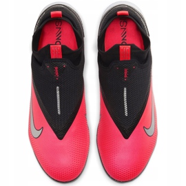 Nike React Phantom Vsn 2 Pro Df Ic CD4170 606 futballcipő piros fekete piros 1