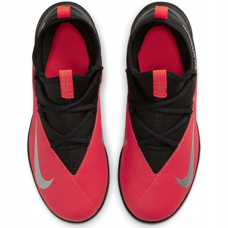 Nike Phantom Vsn 2 Club Df Tf Junior CD4079 606 futballcipő piros piros 1