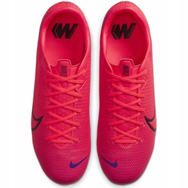 Nike Mercurial Vapor 13 Academy FG / MG AT5269 606 futballcipő piros piros 1