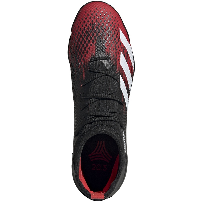 Adidas Predator 20.3 Tf futballcipő fekete -piros EF2208 sokszínű 1