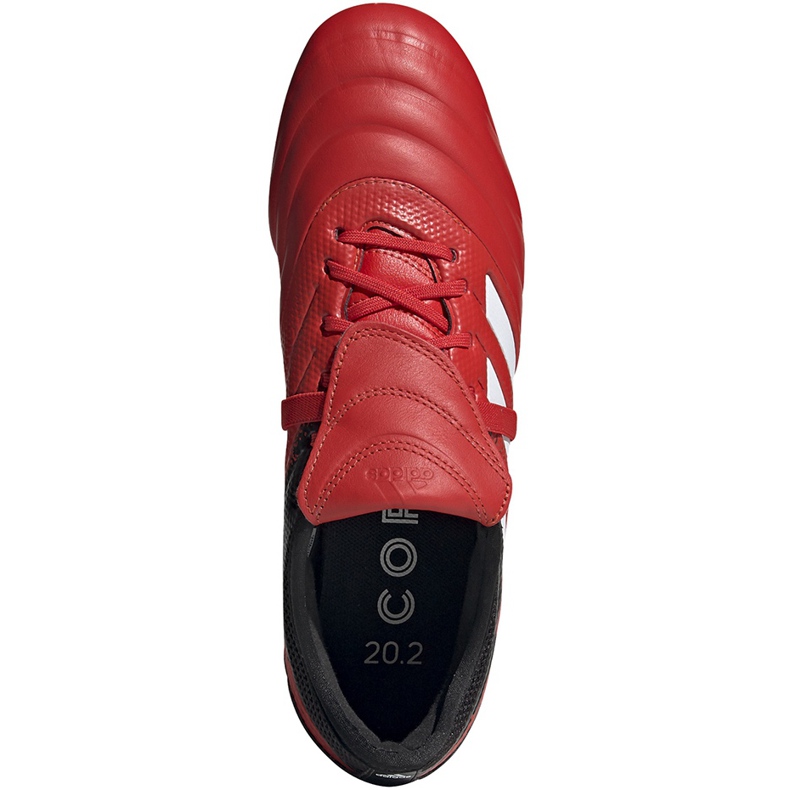 Adidas Copa Gloro 20.2 Fg piros G28629 futballcipő piros fekete 1