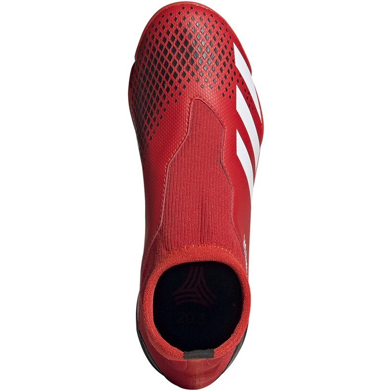 Adidas Predator 20.3 Ll Tf Jr EF1949 futballcipő piros piros 1 Adidas Predator 20.3 Ll Tf Jr EF1949 futballcipő piros piros 1