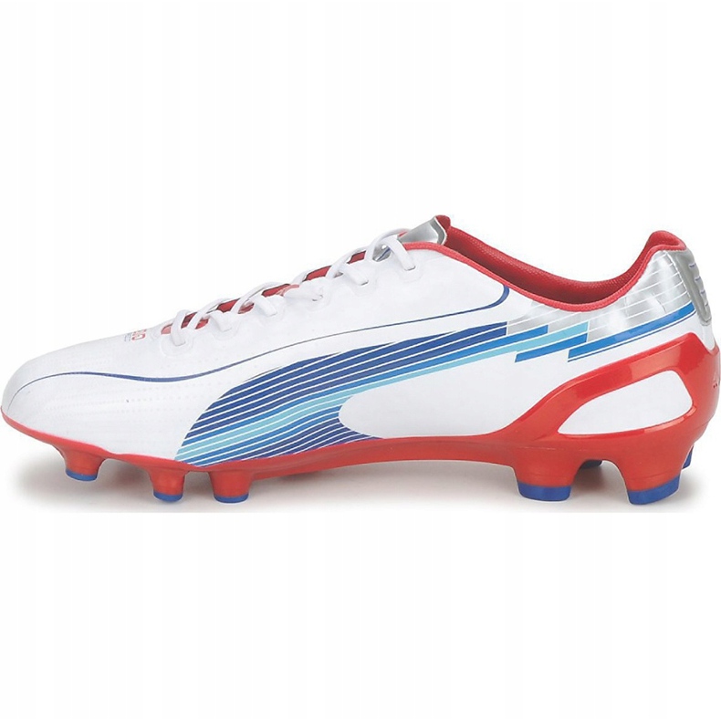 Futballcipő Puma Evo Speed ​​1 Fg fehér-piros-kék 102527 01 1
