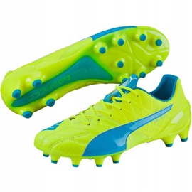 Futballcipő Puma Evo Speed ​​1.4 Lth Fg sárga-kék 103615 03 2