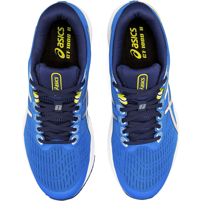 Férfi futócipő Asics GT-1000 8 kék 1011A540 401 fehér 1