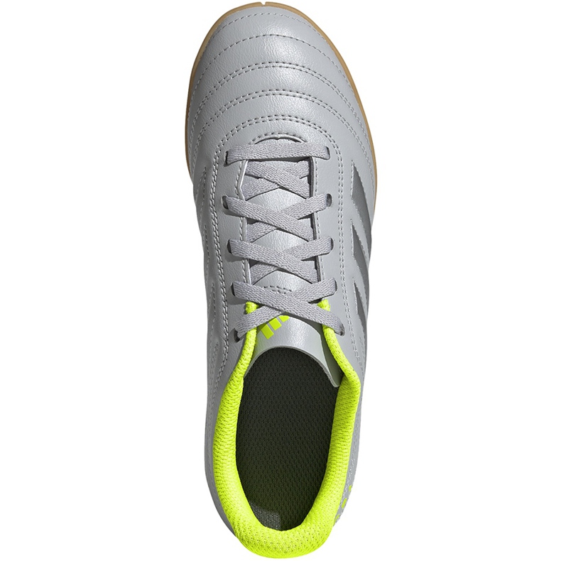 Adidas Copa 20.4 Jr EF8354 futballcipő szürke ezüst 1