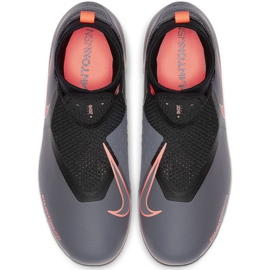 Nike Phantom Vsn Academy Df FG / MG Jr AO3287 080 futballcipő sokszínű fekete 1
