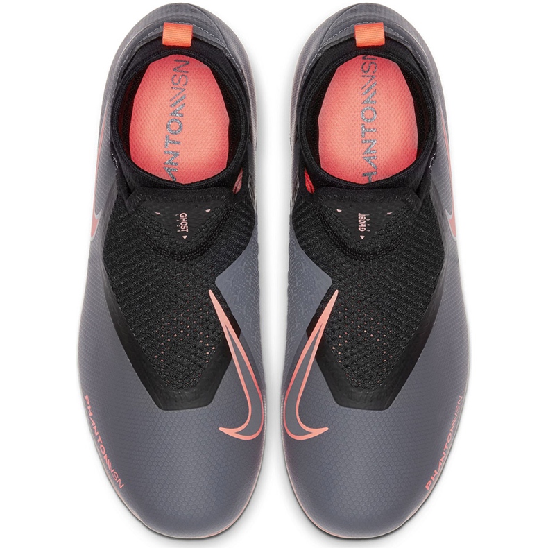 Nike Phantom Vsn Academy Df FG / MG Jr AO3287 080 futballcipő sokszínű fekete 1