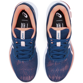Női futócipő Asics Gel-Pulse sötétkék-őszibarack 1012A467 401 narancssárga 1