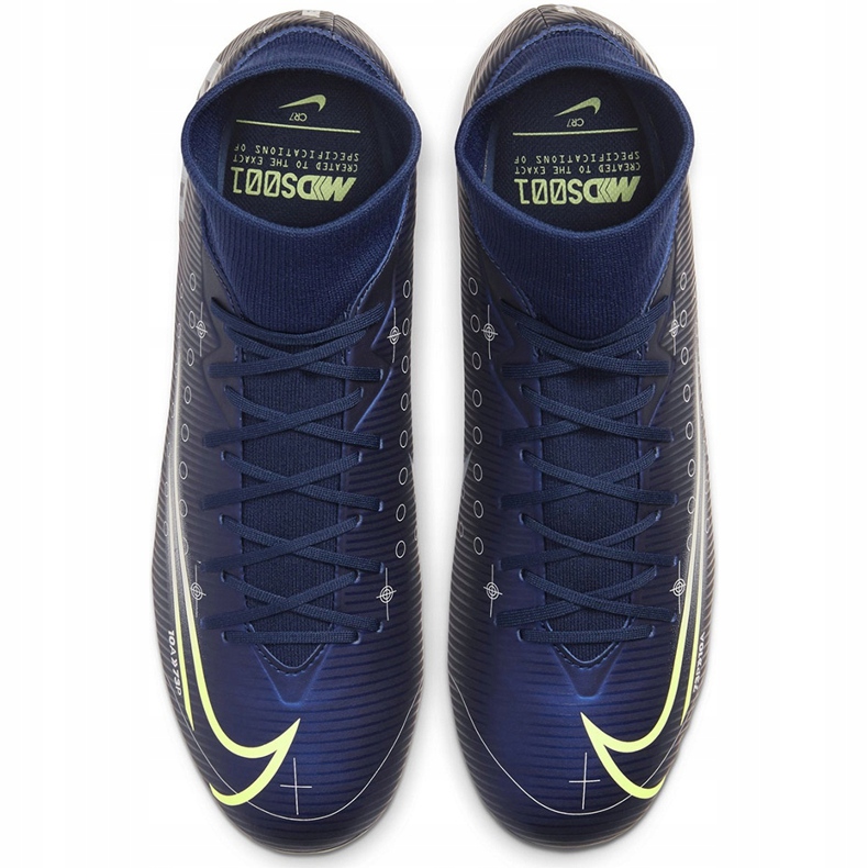 Nike Mercurial Superfly 7 Academy Mds FG / MG BQ5427 401 futballcipő kék kék 1