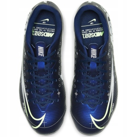 Nike Mercurial Vapor 13 Academy Mds FG / MG Junior CJ0980 401 futballcipő sötétkék sötétkék 1