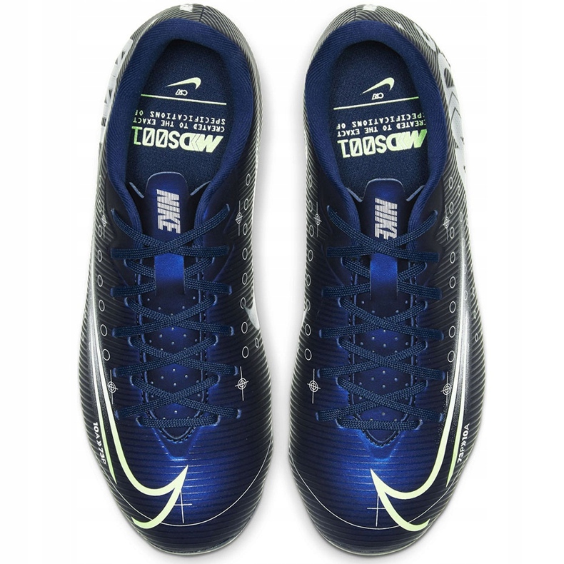 Nike Mercurial Vapor 13 Academy Mds FG / MG Junior CJ0980 401 futballcipő sötétkék sötétkék 1