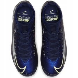 Nike Mercurial Superfly 7 Academy Mds FG / MG Junior BQ5409 401 futballcipő sötétkék sötétkék 1