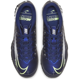 Nike Mercurial Vapor 13 Academy Mds Tf Junior CJ1178 401 futballcipő sötétkék sötétkék 1