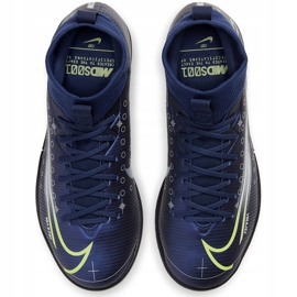 Nike Mercurial Superfly 7 Academy Mds Ic Junior BQ5529 401 futballcipő sötétkék sötétkék 1