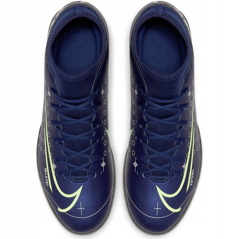 Nike Mercurial Superfly 7 Club Mds Ic Junior BQ5417 401 futballcipő sötétkék sötétkék 1