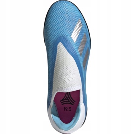 Adidas X 19.3 Ll Tf Junior kék EF9123 futballcipő 1