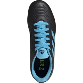 Adidas Predator 19.4 FxG Junior futballcipő fekete -kék G25823 1