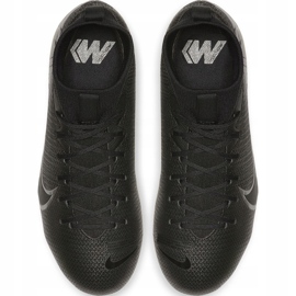 Nike Mercurial Superfly 7 Academy FG / MG Junior AT8120 001 futballcipő fekete fekete 1