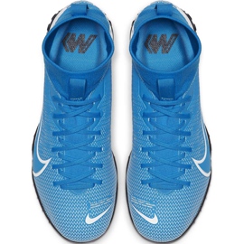 Nike Mercurial Superfly 7 Academy Tf Junior AT8143 414 futballcipő sokszínű kék 1 Nike Mercurial Superfly 7 Academy Tf Junior AT8143 414 futballcipő sokszínű kék 1