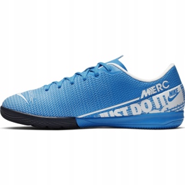 Nike Mercurial Vapor 13 Academy Ic Junior AT8137 414 futballcipő kék kék 1