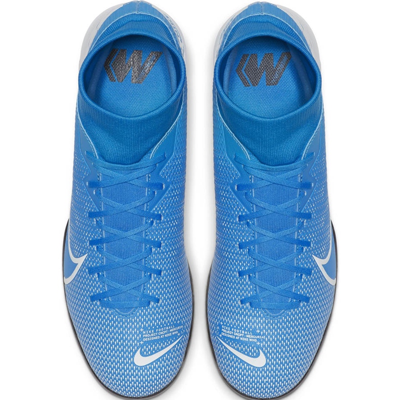 Nike Mercurial Superfly 7 Academy Ic AT7975 414 futballcipő kék kék 1