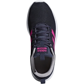 Adidas Lite Racer Cln K gyermekcipő BB7045 sötétkék és rózsaszín 1