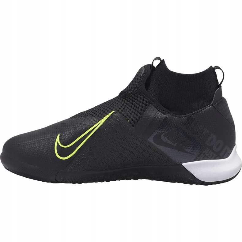 Nike Phantom Vsn Academy Df Ic Junior AO3290 007 futballcipő fekete fekete 1