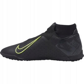Nike Phantom Vsn Academy Df Tf AO3269 007 futballcipő fekete fekete 1